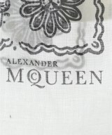 ALEXANDER MCQUEEN（アレキサンダーマックイーン）ストール 白 サイズ:- メンズ/2200721901046