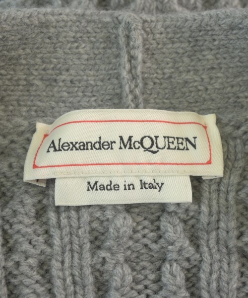 ALEXANDER MCQUEEN（アレキサンダーマックイーン）カーディガン グレー サイズ:L レディース/2200724615018