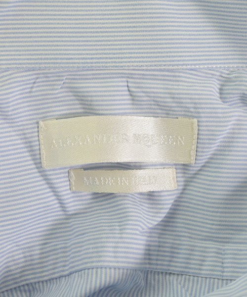 ALEXANDER MCQUEEN（アレキサンダーマックイーン）カジュアルシャツ 青 サイズ:-(M位) メンズ/2200725160067