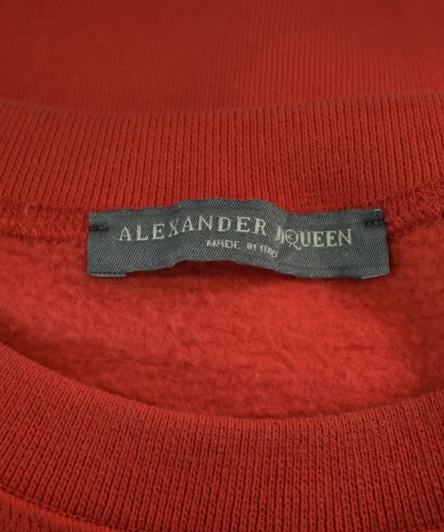 ALEXANDER MCQUEEN（アレキサンダーマックイーン）スウェット 赤 サイズ:38(S位) レディース/2200722824085