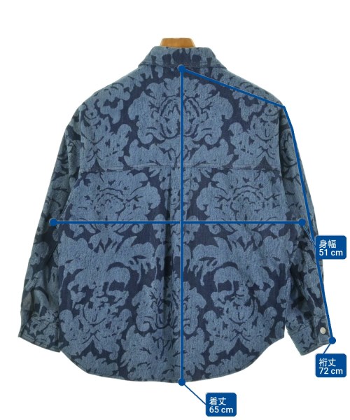 ALEXANDER MCQUEEN（アレキサンダーマックイーン）デニムジャケット 紺 サイズ:F レディース/2200724611621