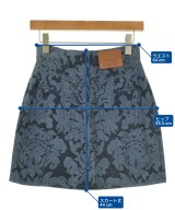 ALEXANDER MCQUEEN（アレキサンダーマックイーン）ミニスカート 紺 サイズ:-(M位) レディース/2200724611638