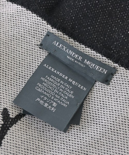 ALEXANDER MCQUEEN（アレキサンダーマックイーン）ストール 黒 サイズ:- レディース/2200725228132