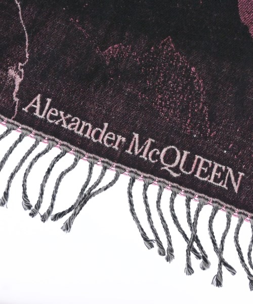 ALEXANDER MCQUEEN（アレキサンダーマックイーン）ストール 黒 サイズ:- レディース/2200725228149