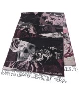 ALEXANDER MCQUEEN（アレキサンダーマックイーン）ストール 黒 サイズ:- レディース/2200725228149