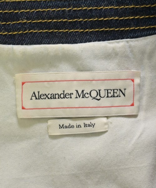 ALEXANDER MCQUEEN（アレキサンダーマックイーン）デニムジャケット 紺 サイズ:44(S位) メンズ/2200726730054