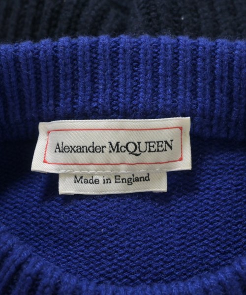 ALEXANDER MCQUEEN（アレキサンダーマックイーン）ニット・セーター 紺 サイズ:XS レディース/2200682886376