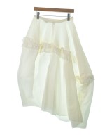 ALEXANDER MCQUEEN（アレキサンダーマックイーン）ロング・マキシ丈スカート 白 サイズ:42(M位) レディース/2200685564240