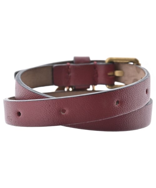 ALEXANDER MCQUEEN（アレキサンダーマックイーン）ブレスレット・バングル 赤 サイズ:- レディース/2200688172053