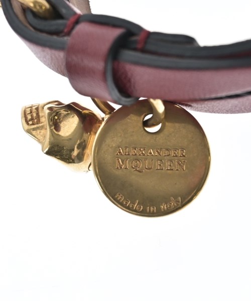 ALEXANDER MCQUEEN（アレキサンダーマックイーン）ブレスレット・バングル 赤 サイズ:- レディース/2200688172053