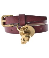 ALEXANDER MCQUEEN（アレキサンダーマックイーン）ブレスレット・バングル 赤 サイズ:- レディース/2200688172053