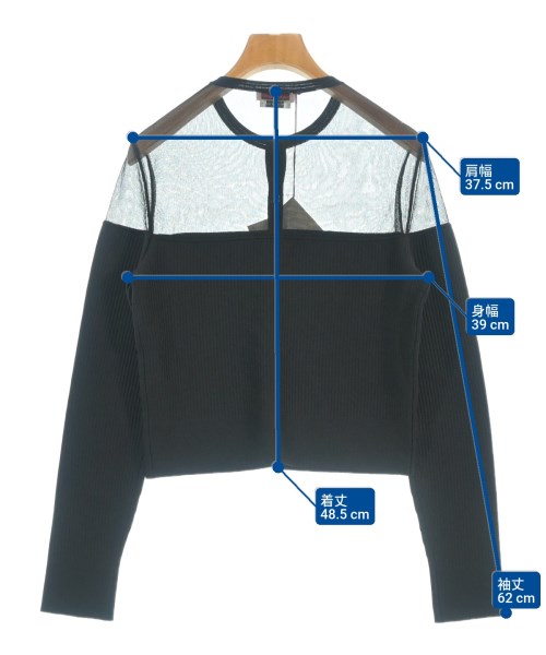 ALEXANDER MCQUEEN（アレキサンダーマックイーン）カーディガン 黒 サイズ:S レディース/2200683237139