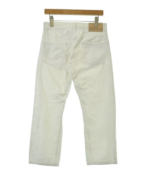 ALEXANDER MCQUEEN（アレキサンダーマックイーン）デニムパンツ 白 サイズ:46(M位) メンズ/2200690425024