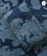 ALEXANDER MCQUEEN（アレキサンダーマックイーン）デニムジャケット 紺 サイズ:38(S位) レディース/2200691218038