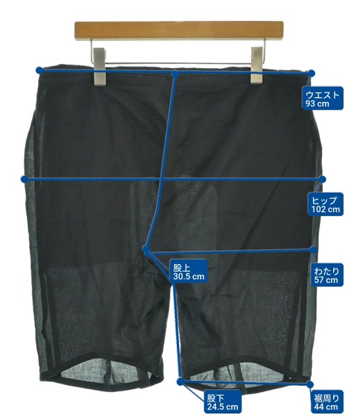 KOSTAS MURKUDIS（コスタスムルクディス）ショートパンツ 黒 サイズ:46(M位) メンズ/2200673213013