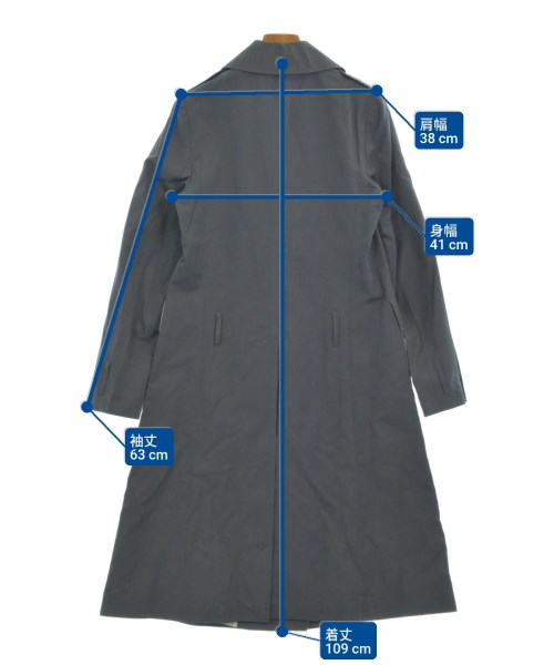 KOSTAS MURKUDIS（コスタスムルクディス）トレンチコート グレー サイズ:36(XS位) レディース/2200645015096