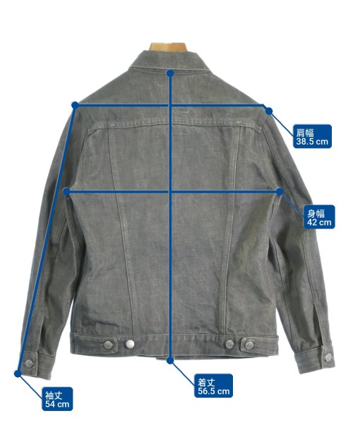 HELMUT LANG JEANS（ヘルムートラングジーンズ）デニムジャケット グレー サイズ:38(S位) レディース/2200711439016