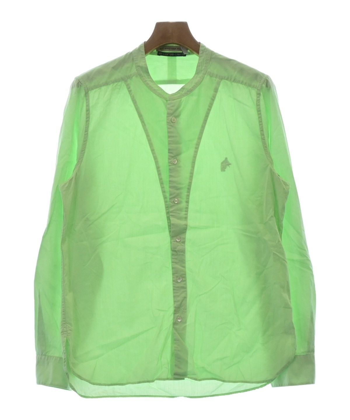 BALENCIAGA（バレンシアガ）カジュアルシャツ 緑 サイズ:M メンズ