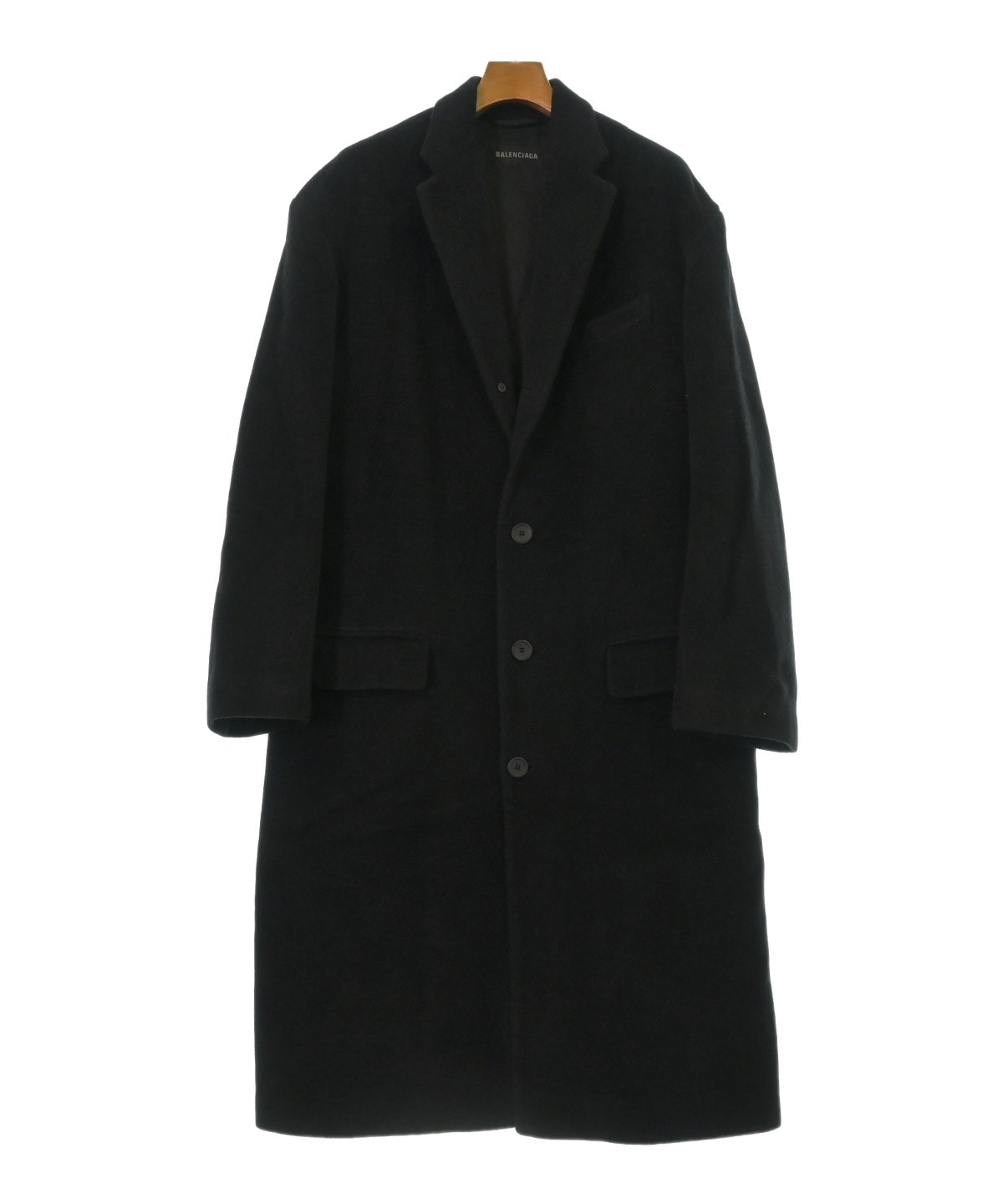 BALENCIAGA チェスターコート 黒 BALENCIAGA（バレンシアガ）チェスターコート 黒 サイズ:42(XS位