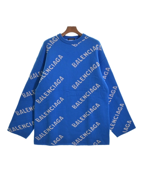 BALENCIAGA バレンシアガ ニット・セーター XS 青