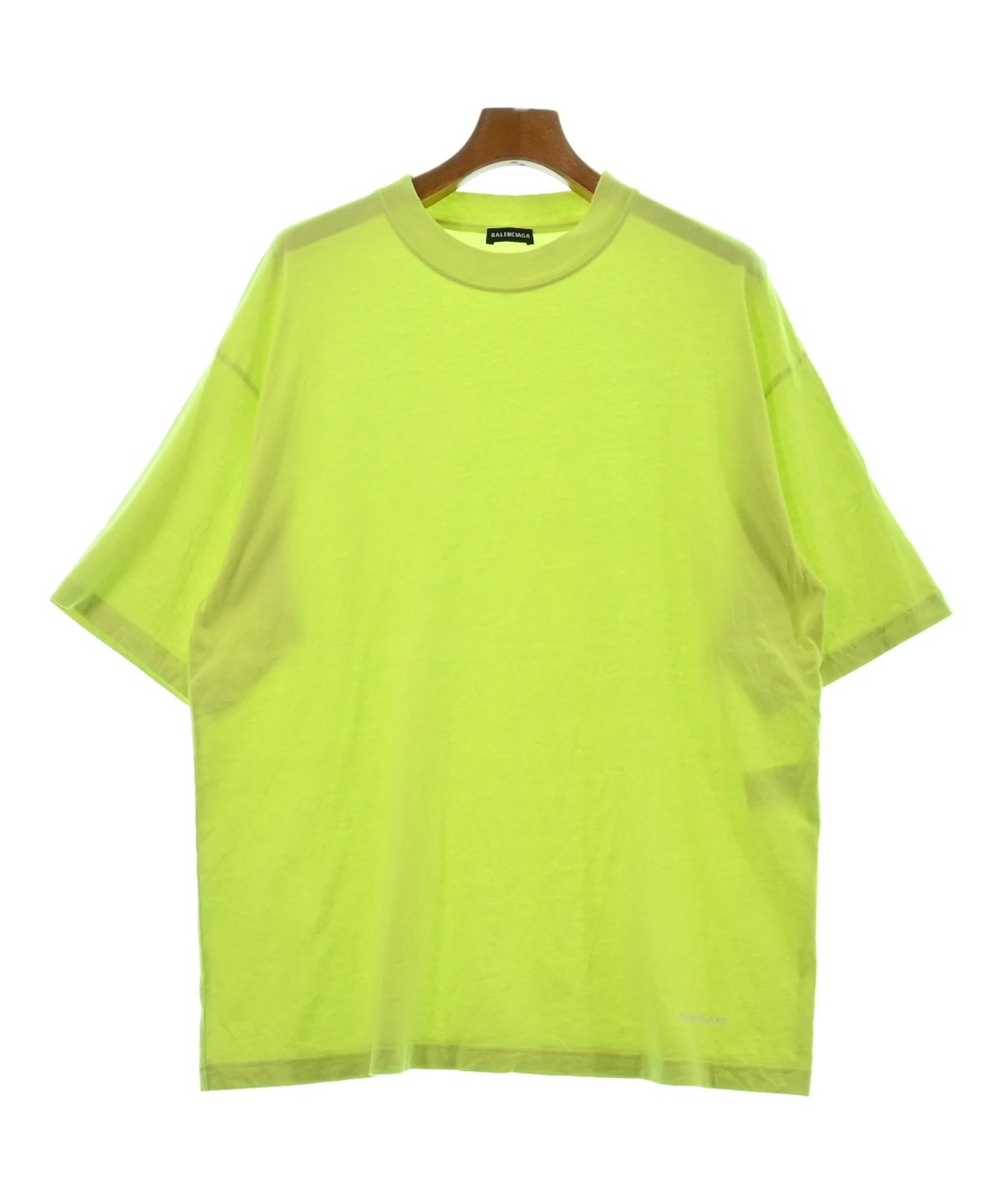 BALENCIAGA（バレンシアガ）Tシャツ・カットソー 黄 サイズ:L メンズ