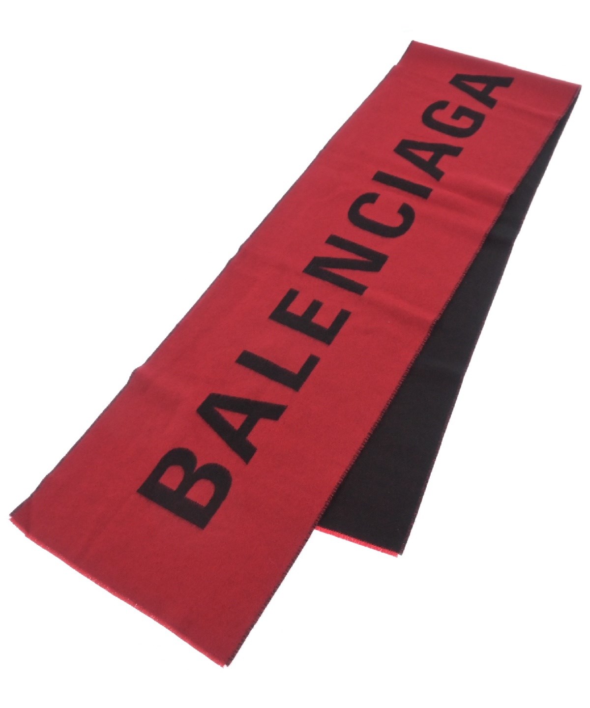 BALENCIAGA（バレンシアガ）マフラー 赤 サイズ:- メンズ