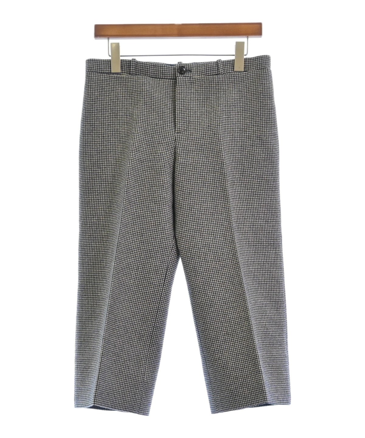 本物美品高級バレンシアガストレッチコットンパンツクロップド黒ブラック48イタリア BALENCIAGA（バレンシアガ）クロップドパンツ 白 サイズ:36(XS位
