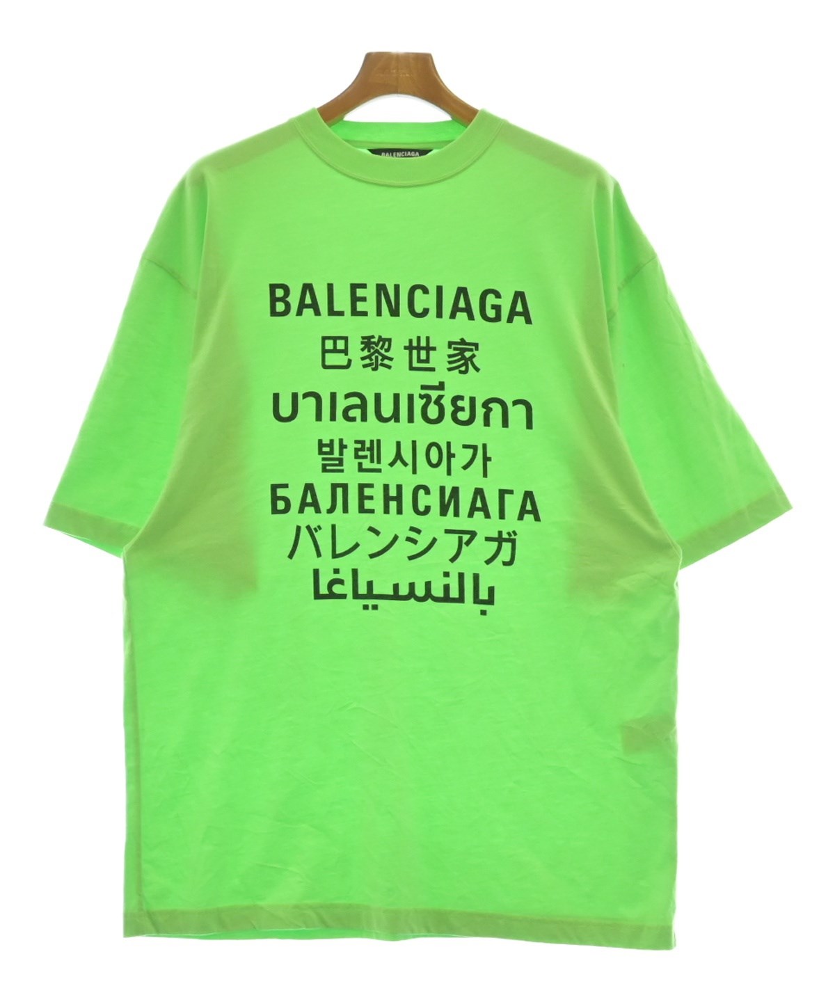 BALENCIAGA（バレンシアガ）Tシャツ・カットソー 緑 サイズ:XXS