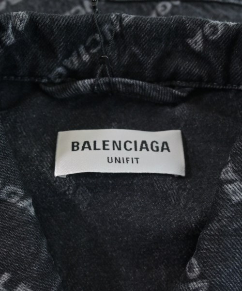 BALENCIAGA（バレンシアガ）デニムジャケット 黒 サイズ:XS メンズ/2200629651029