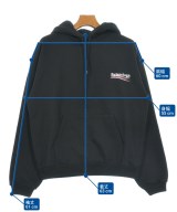 BALENCIAGA（バレンシアガ）パーカー 黒 サイズ:M メンズ/2200629651036