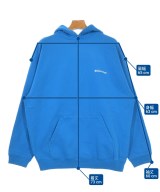 BALENCIAGA（バレンシアガ）パーカー 青 サイズ:S メンズ/2200629651067