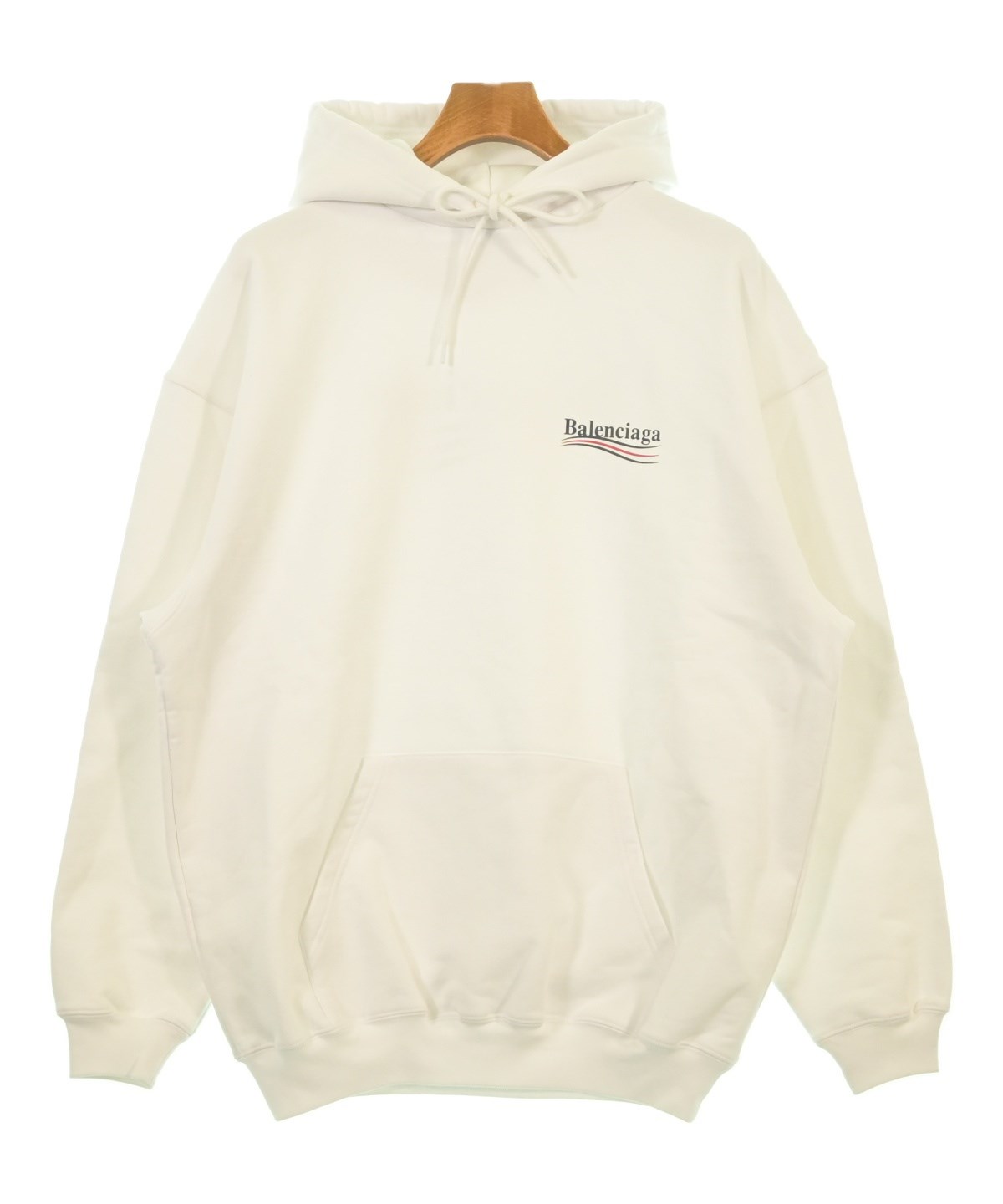 専用　BALENCIAGA ホワイト パーカー S BALENCIAGA（バレンシアガ）パーカー 白 サイズ:S メンズ