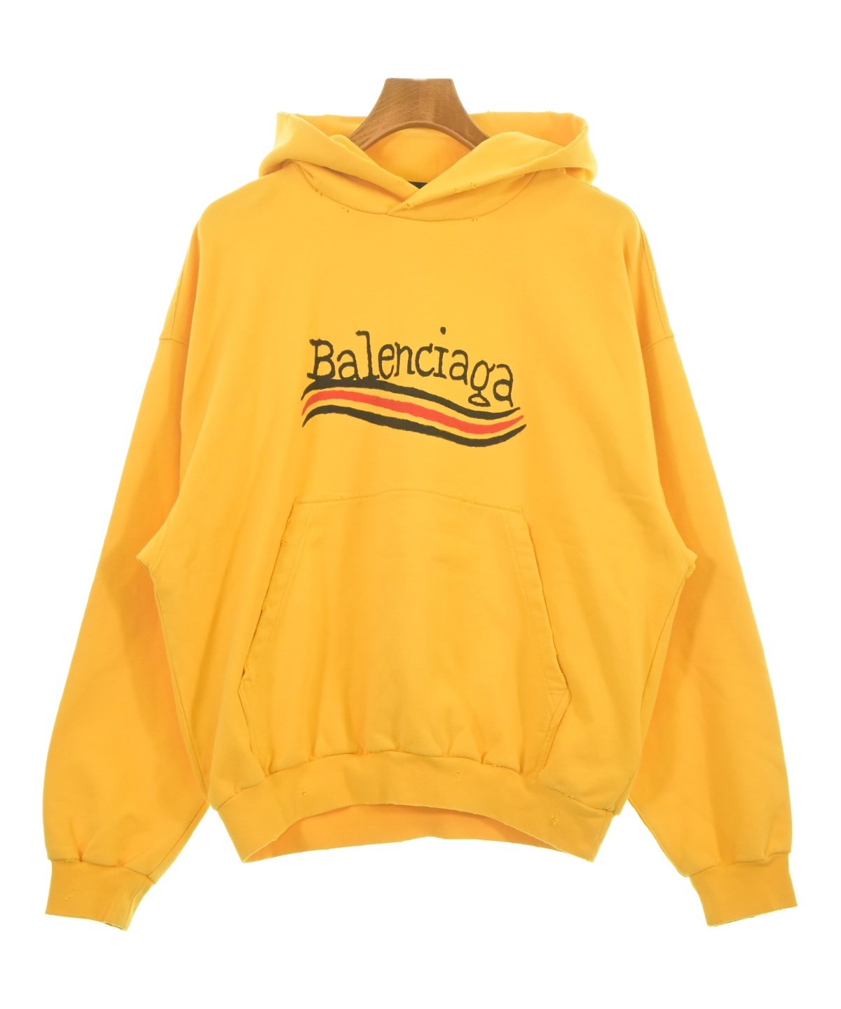 BALENCIAGA（バレンシアガ）パーカー 黄 サイズ:XS メンズ