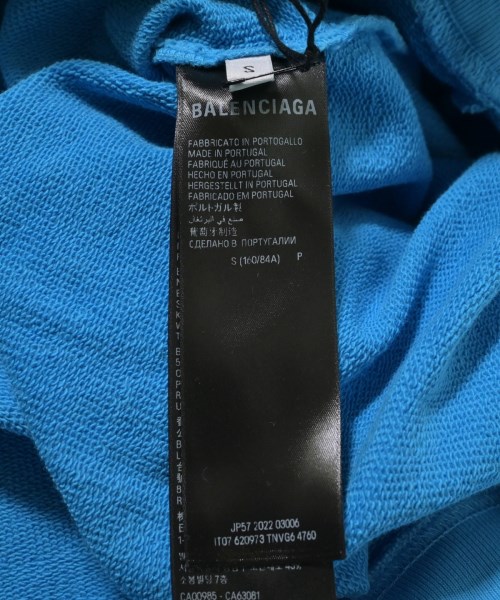 BALENCIAGA（バレンシアガ）パーカー 青 サイズ:S メンズ/2200629651203