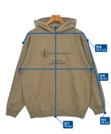 BALENCIAGA（バレンシアガ）パーカー 茶 サイズ:S メンズ/2200629651227