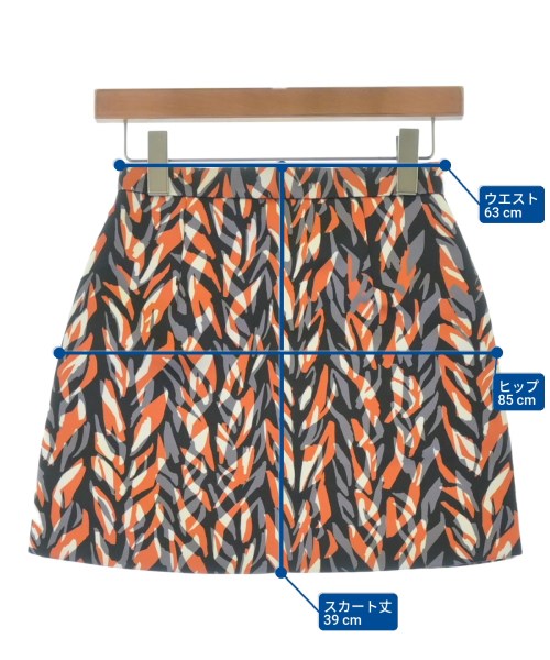 BALENCIAGA（バレンシアガ）ひざ丈スカート オレンジ サイズ:36(XS位) レディース/2200636160064