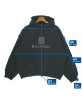 BALENCIAGA（バレンシアガ）パーカー 黒 サイズ:S メンズ/2200636199019