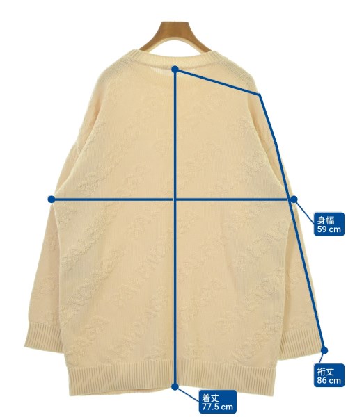 BALENCIAGA（バレンシアガ）ニット・セーター ベージュ サイズ:XS レディース/2200636826021
