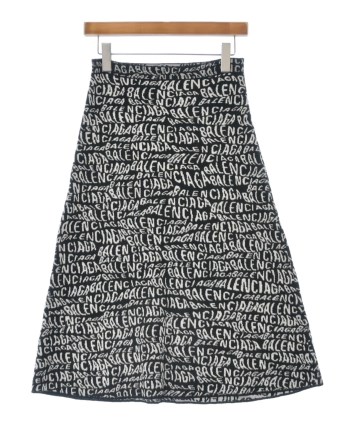 BALENCIAGA（バレンシアガ）ひざ丈スカート 黒 サイズ:M レディース