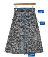 BALENCIAGA（バレンシアガ）ひざ丈スカート 黒 サイズ:M レディース/2200636826038