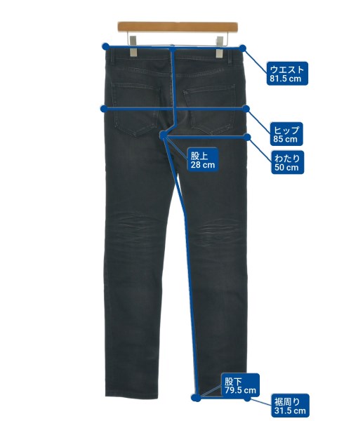 BALENCIAGA（バレンシアガ）デニムパンツ 黒 サイズ:29(S位) メンズ/2200636833043