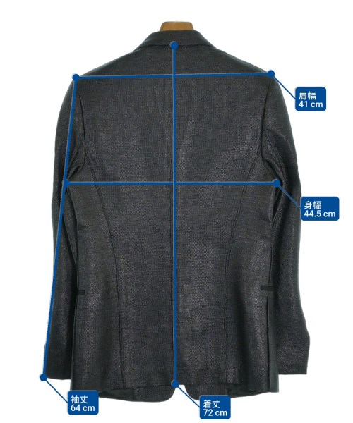 BALENCIAGA（バレンシアガ）テーラードジャケット 黒 サイズ:46(M位) メンズ/2200567529077