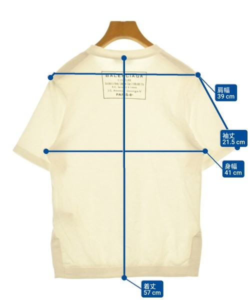 BALENCIAGA（バレンシアガ）Tシャツ・カットソー 白 サイズ:XS レディース/2200637767019