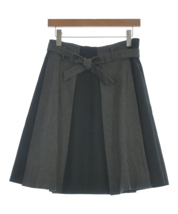 BALENCIAGA（バレンシアガ）ひざ丈スカート グレー サイズ:34(XXS位