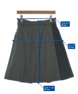 BALENCIAGA（バレンシアガ）ひざ丈スカート グレー サイズ:34(XXS位) レディース/2200623323144
