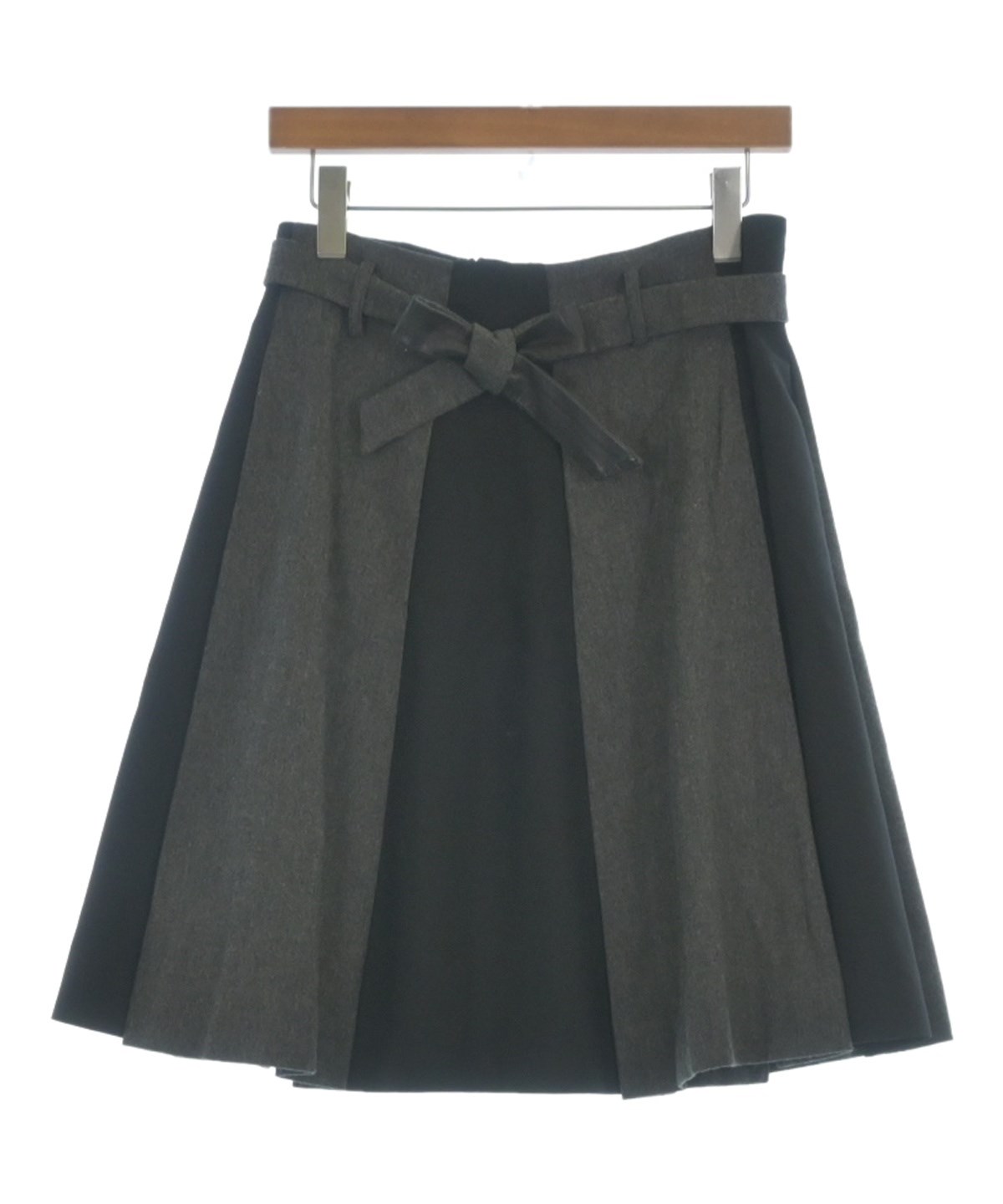 BALENCIAGA（バレンシアガ）ひざ丈スカート グレー サイズ:34(XXS位