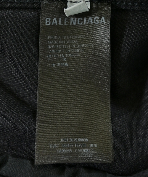 BALENCIAGA（バレンシアガ）デニムジャケット 黒 サイズ:36(XS位) メンズ/2200638893076
