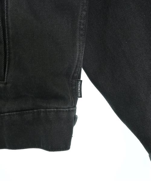 BALENCIAGA（バレンシアガ）デニムジャケット 黒 サイズ:36(XS位) メンズ/2200638893076