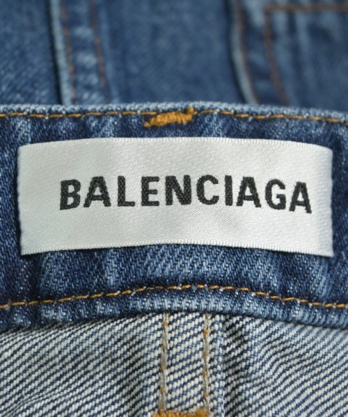 BALENCIAGA（バレンシアガ）ミニスカート 紺 サイズ:40(M位) レディース/2200639180069