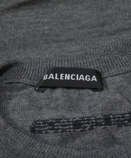 BALENCIAGA（バレンシアガ）ニット・セーター グレー サイズ:M メンズ/2200639188058
